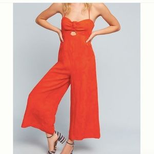 LAST CHANCE Anthropologie Elevenses Tropicale Jumpsuit